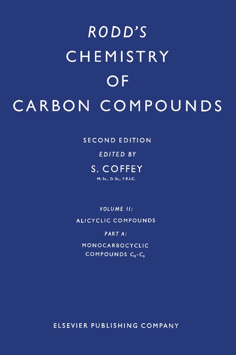 Cover image for book Alicyclic Compounds