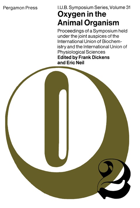 Cover image for book Oxygen in the Animal Organism