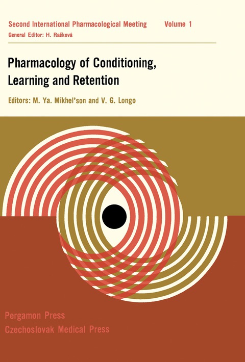 Cover image for book Pharmacology of Conditioning, Learning and Retention