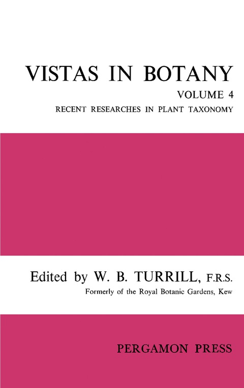 Cover image for book Vistas in Botany