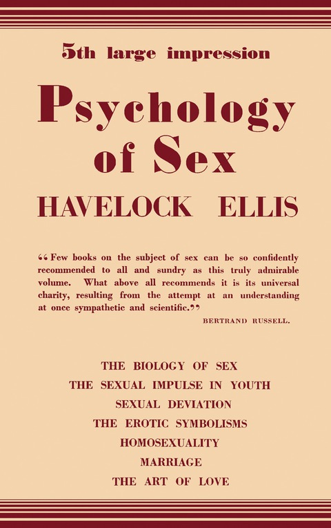 Cover image for book Psychology of Sex