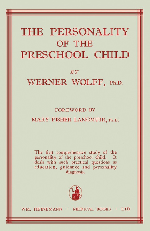 Cover image for book The Personality of the Preschool Child