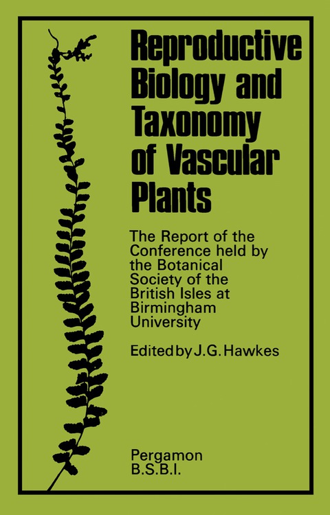 Cover image for book Reproductive Biology and Taxonomy of Vascular Plants