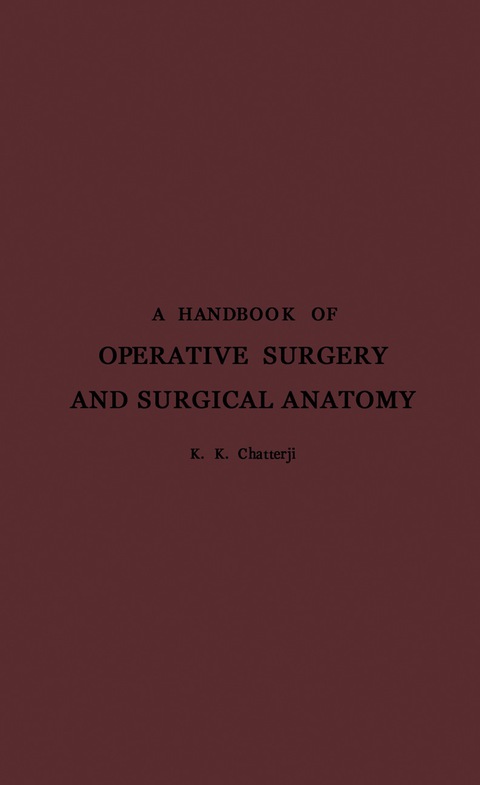 Cover image for book A Handbook of Operative Surgery and Surgical Anatomy
