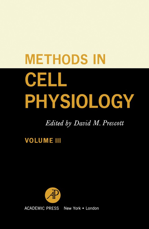 Cover image for book Methods in Cell Physiology