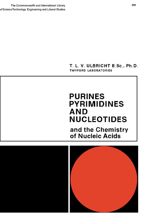 Cover image for book Purines, Pyrimidines and Nucleotides and the Chemistry of Nucleic Acids