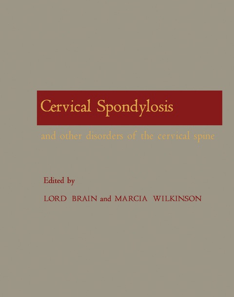 Cover image for book Cervical Spondylosis and Other Disorders of the Cervical Spine