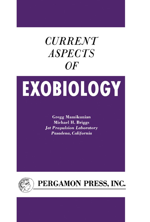 Cover image for book Current Aspects of Exobiology