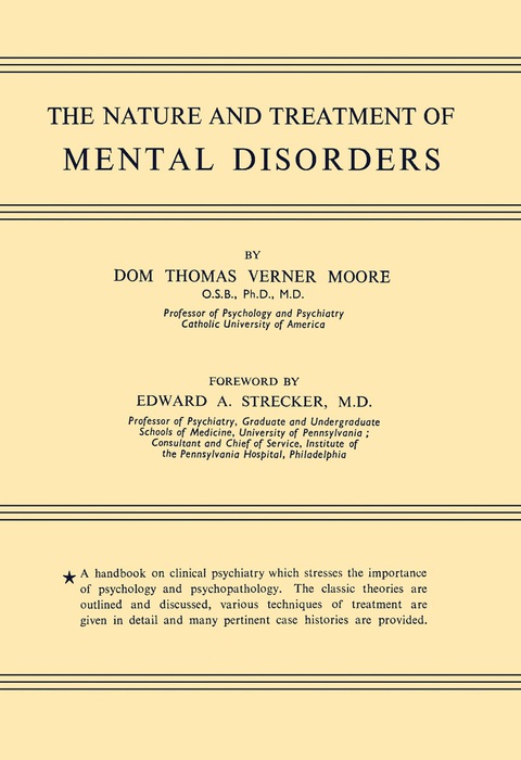 Cover image for book The Nature and Treatment of Mental Disorders