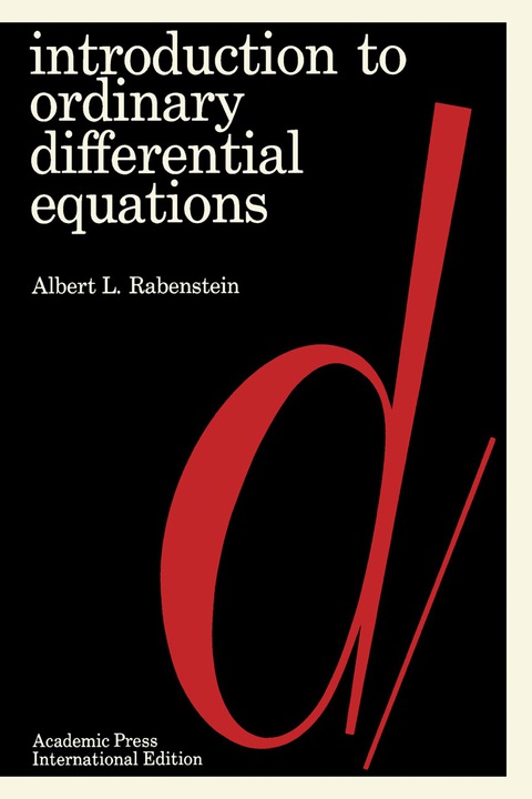 Cover image for book Introduction to Ordinary Differential Equations