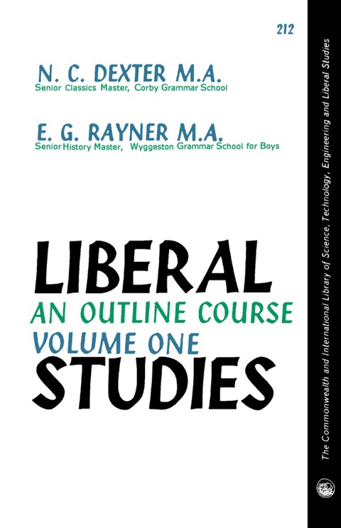 Cover image for book Liberal Studies