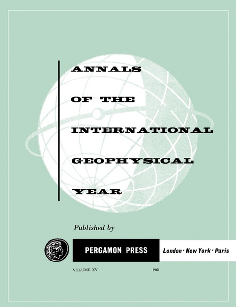 Cover image for book Tables of IGY Monthly Median Ionospheric Data