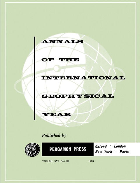 Cover image for book Calendar Record for the International Geophysical Cooperation 1959