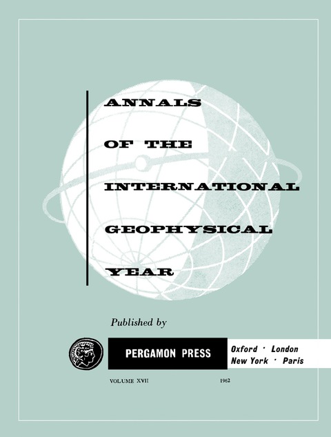Cover image for book Tables of IGY Monthly Median Ionospheric Data