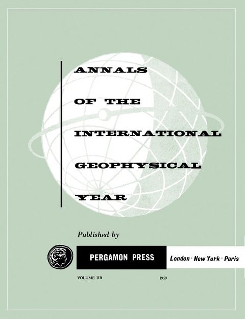 Cover image for book The International Geophysical Year Meetings