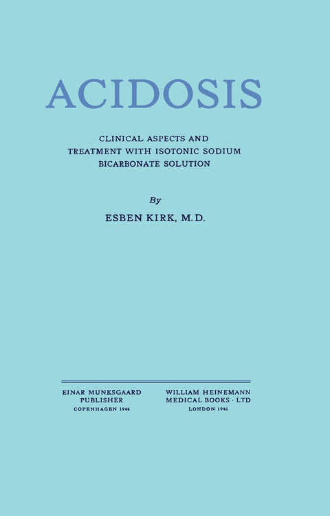 Cover image for book Acidosis