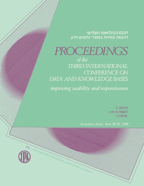 Cover image for book Proceedings of the Third International Conference on Data and Knowledge Bases