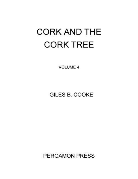 Cover image for book Cork and the Cork Tree