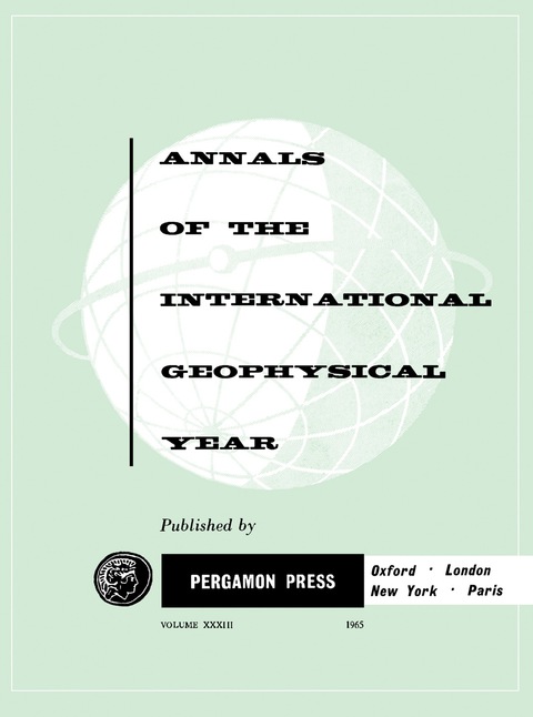 Cover image for book Annals of the International Geophysical Year