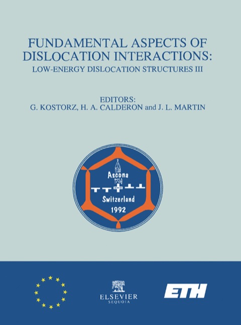 Cover image for book Fundamental Aspects of Dislocation Interactions: Low-Energy Dislocation Structures III