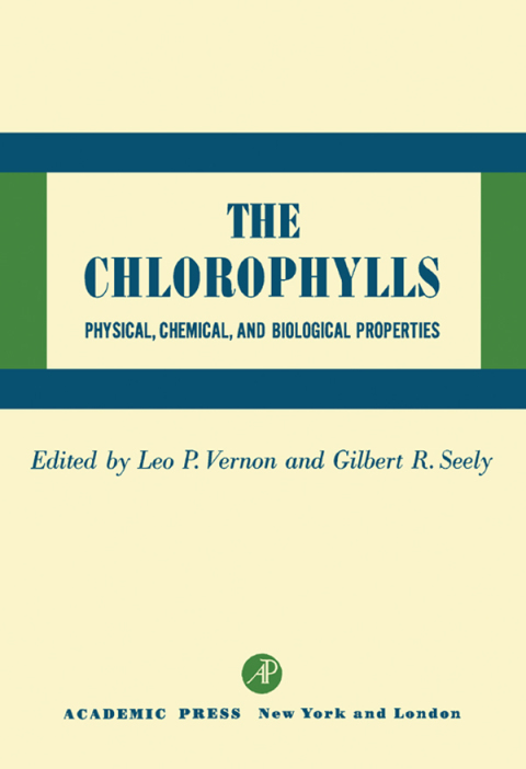 Cover image for book The Chlorophylls