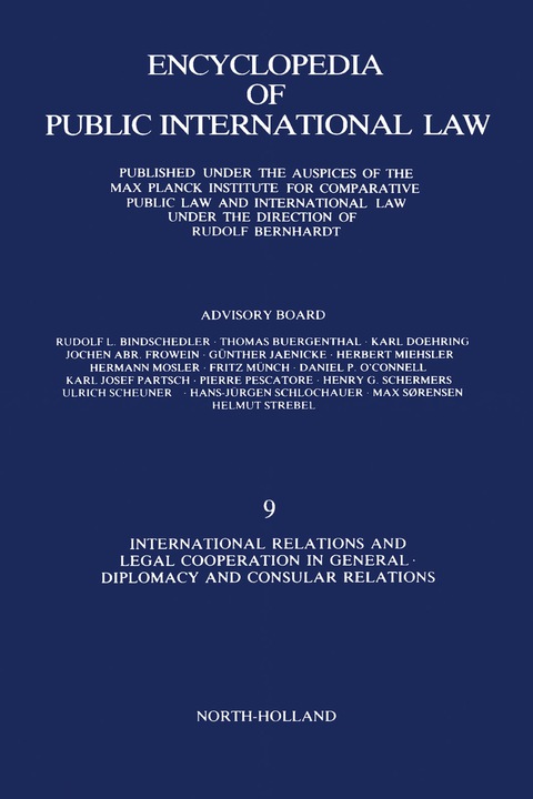 Cover image for book International Relations and Legal Cooperation in General Diplomacy and Consular Relations