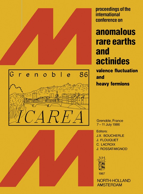 Cover image for book Anomalous Rare Earths and Actinides