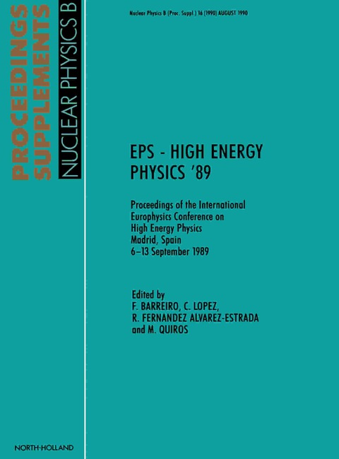 Cover image for book EPS - High Energy Physics '89