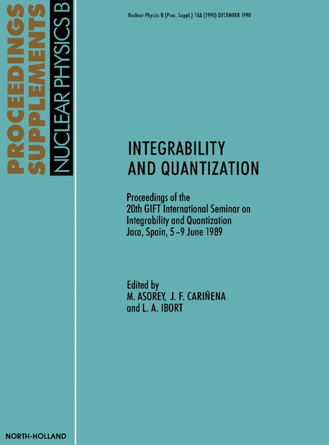 Cover image for book Integrability and Quantization