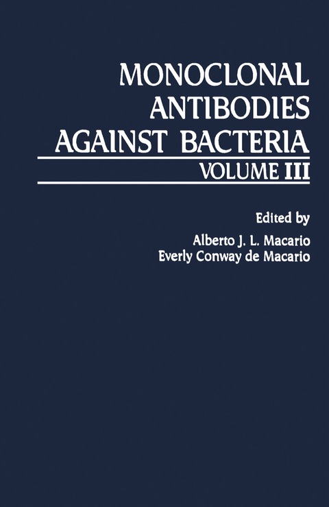 Cover image for book Monoclonal Antibodies Against Bacteria