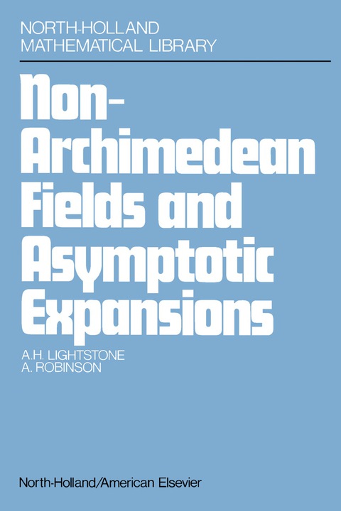 Cover image for book Nonarchimedean Fields and Asymptotic Expansions