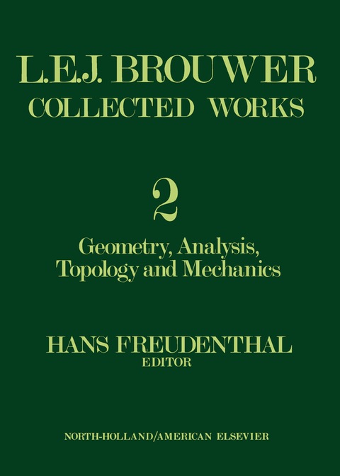 Cover image for book L. E. J. Brouwer Collected Works