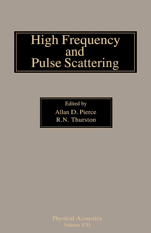 Cover image for book High Frequency and Pulse Scattering