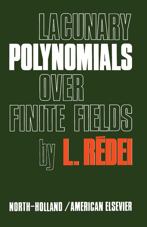 Cover image for book Lacunary Polynomials Over Finite Fields
