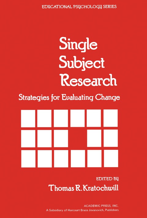 Cover image for book Single Subject Research