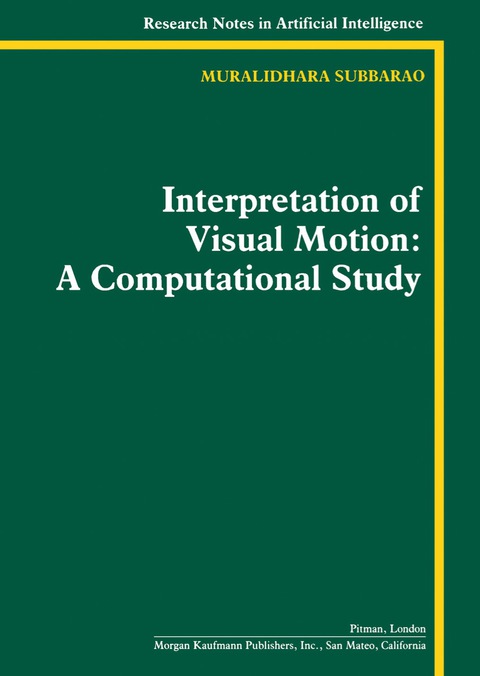 Cover image for book Interpretation of Visual Motion