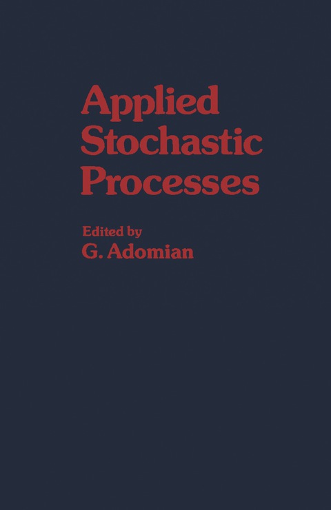 Cover image for book Applied Stochastic Processes