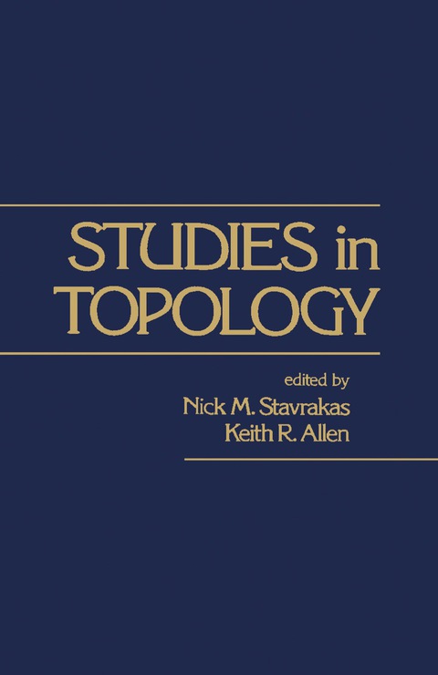 Cover image for book Studies in Topology