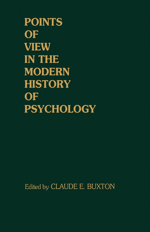Cover image for book Points of View in the Modern History of Psychology