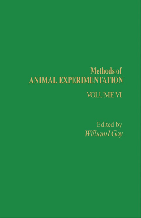 Cover image for book Methods of Animal Experimentation