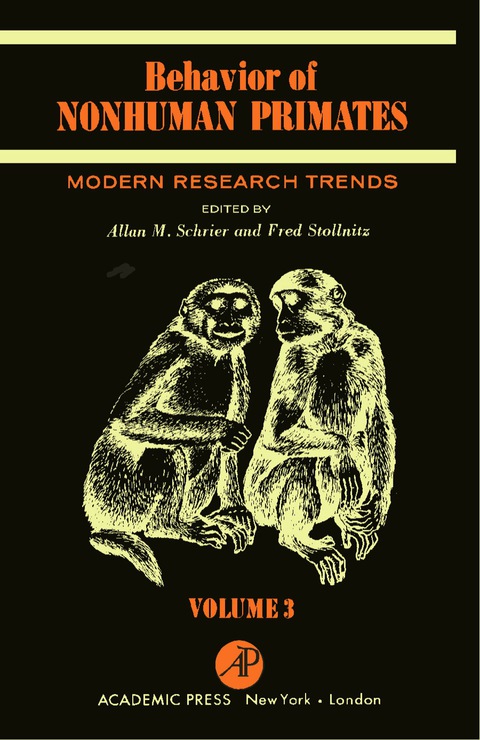 Cover image for book Behavior of Nonhuman Primates