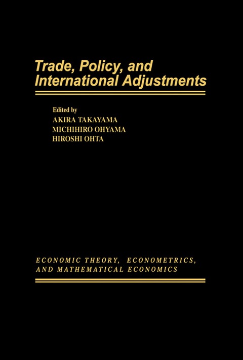 Cover image for book Trade, Policy, and International Adjustments