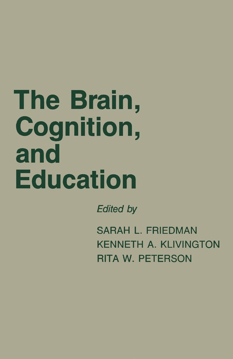 Cover image for book The Brain, Cognition, and Education