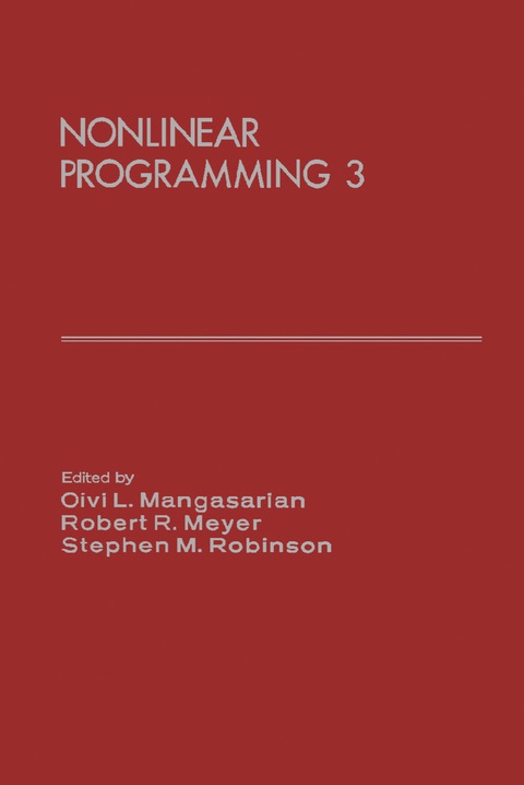 Cover image for book Nonlinear Programming 3