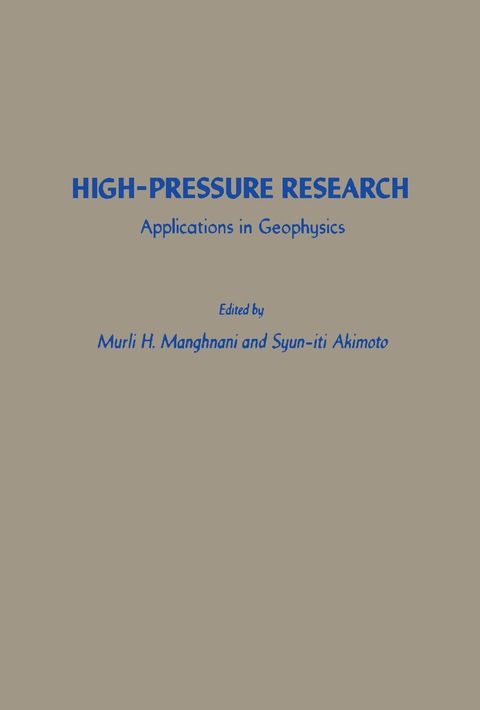 Cover image for book High-Pressure Research