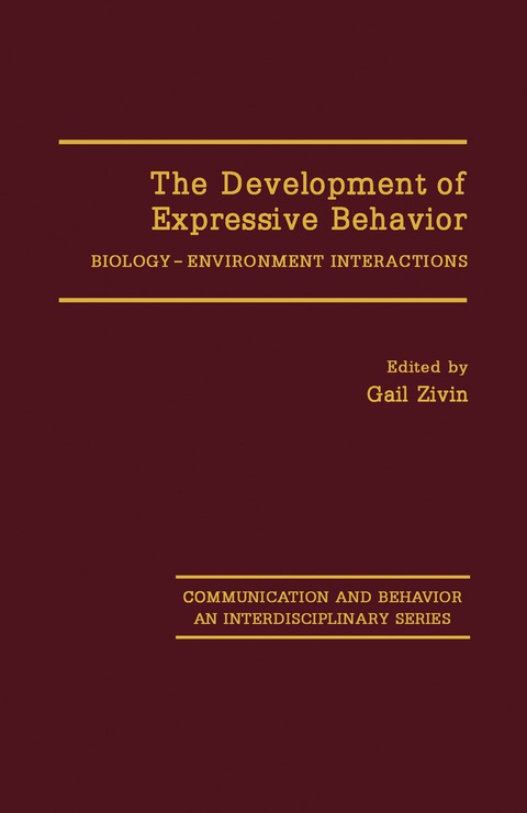Cover image for book The Development of Expressive Behavior