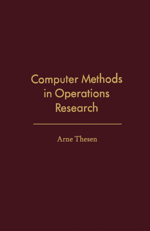 Cover image for book Computer Methods in Operations Research