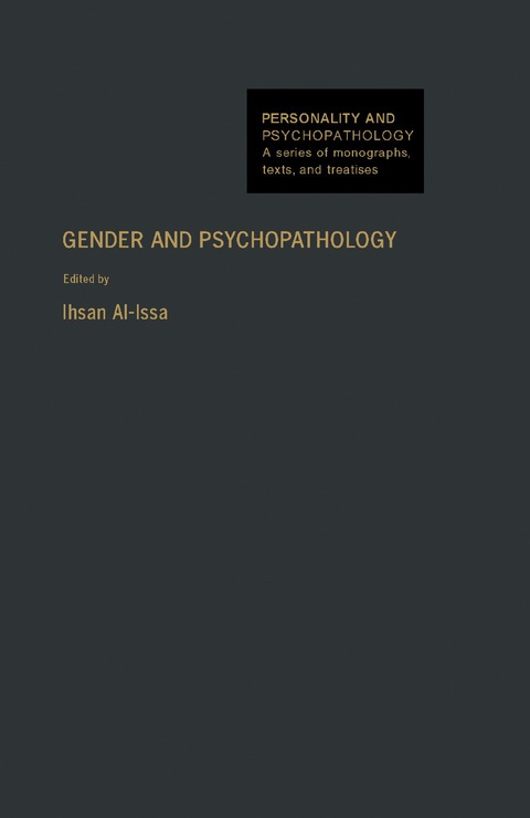Cover image for book Gender and Psychopathology
