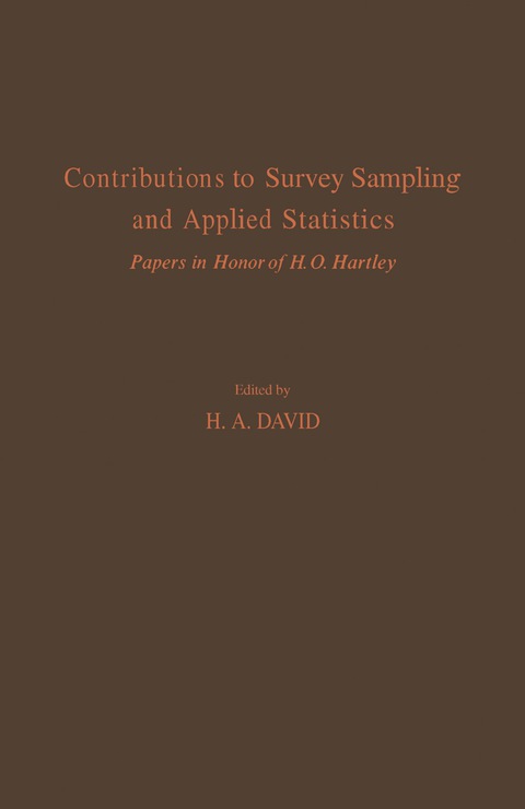 Contributions to Survey Sampling and Applied Statistics 