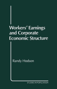 Cover image: Workers' Earnings and Corporate Economic Structure 9780123517807